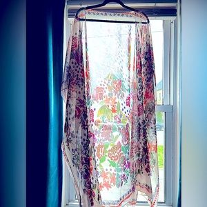 Gorgeous Kimono Swim Beach Resort Cover Up One Size Plus
